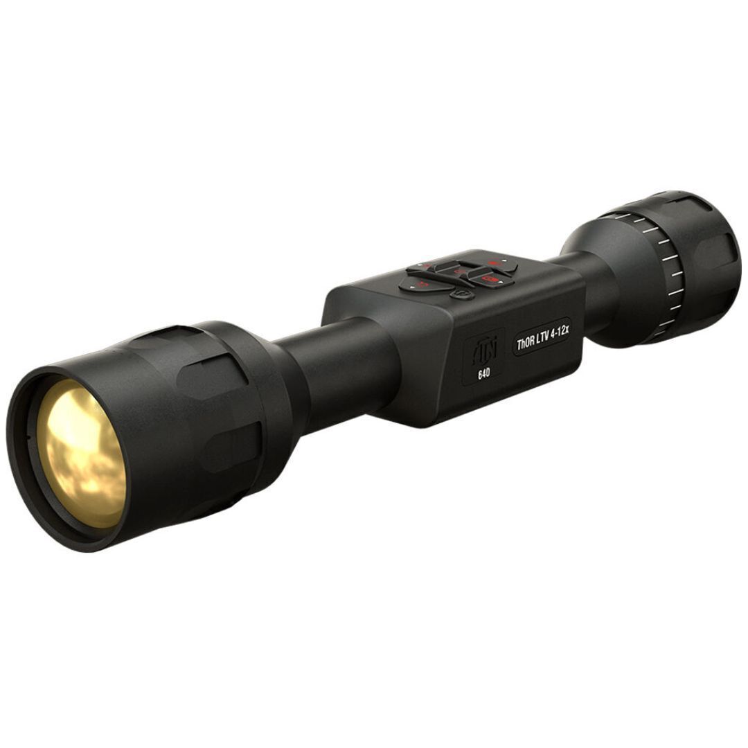 ATN ThOR LTV 4-12x 640x480 12 Micron Ultra-Light Thermal Rifle Scope with Video Recording (Black)