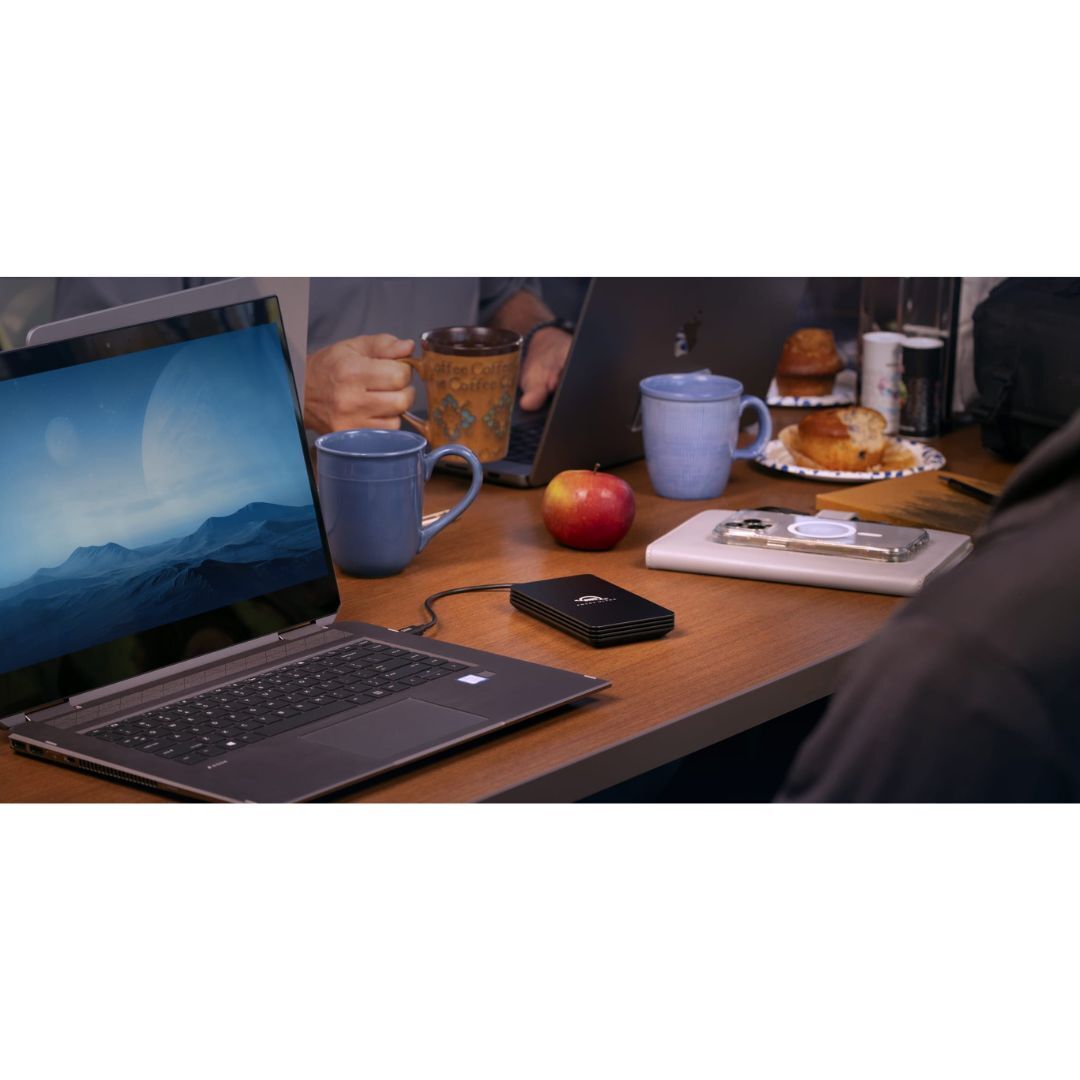 OWC Envoy Ultra 2TB Portable SSD with Thunderbolt 5 Interface and Weatherproof Construction (Black)