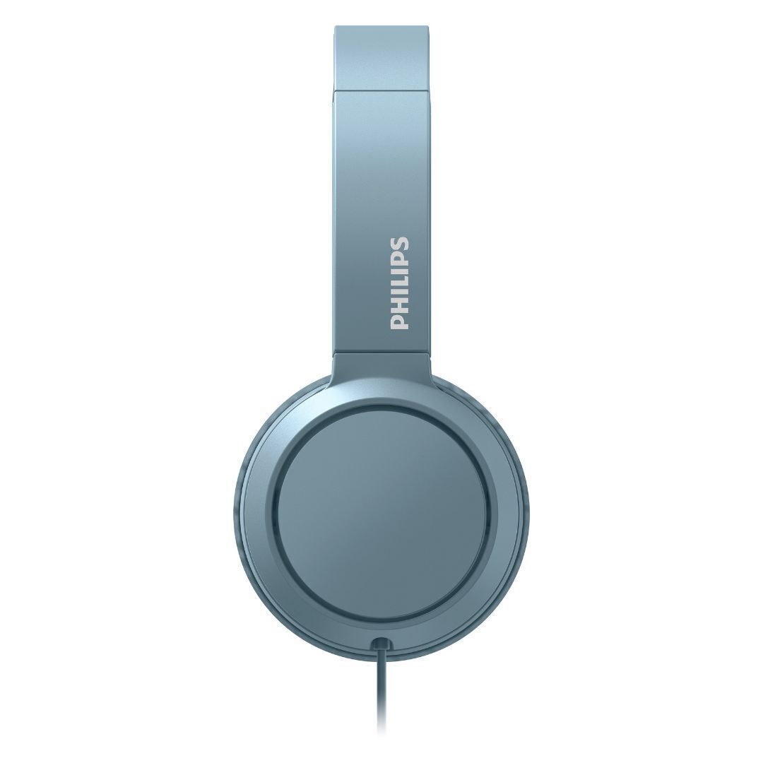 Philips 3000 Series TAH4105BL00 On-Ear Headphones with 32mm Drivers and Closed-Back Design (Blue)
