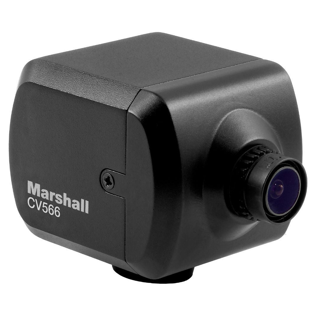 Marshall Micro CV566 Genlock Camera with Sony Exmor Sensors and HD Display (HDMI and 3GSDI, Black)