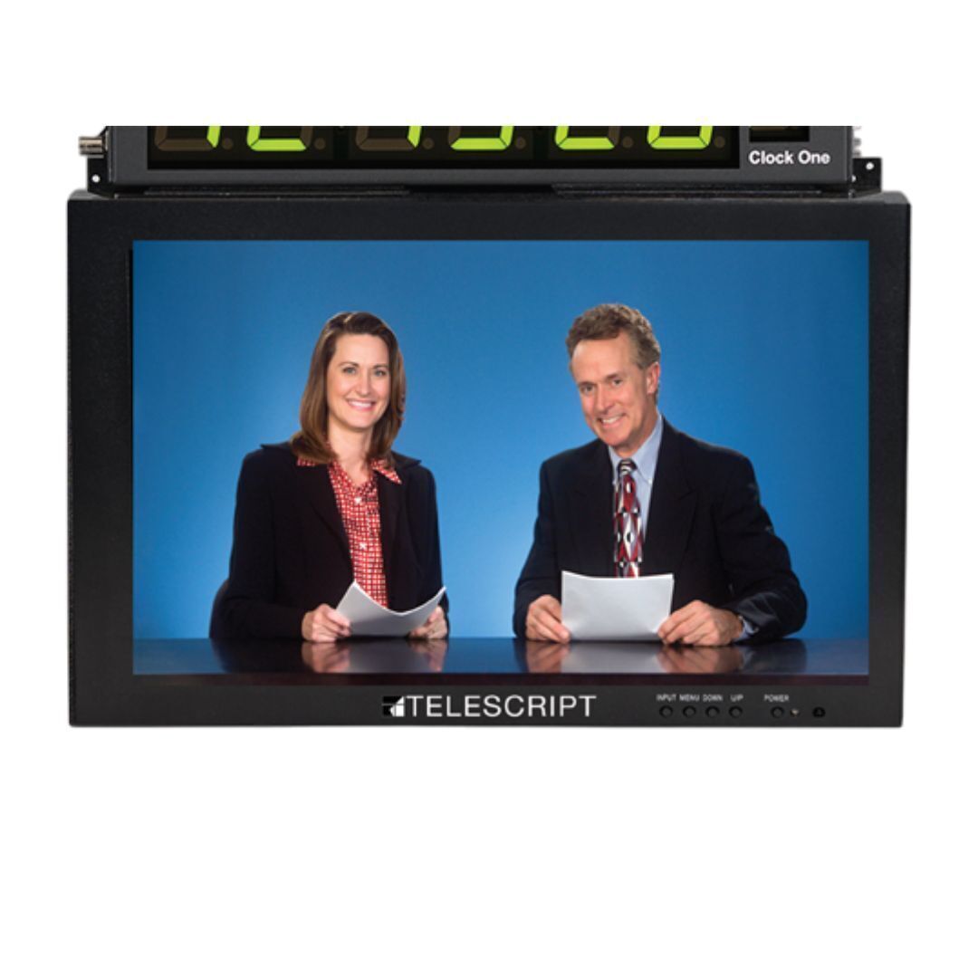 Telescript Expert-170-SDI Teleprompter System with 17-Inch Prompter Monitor with Mount