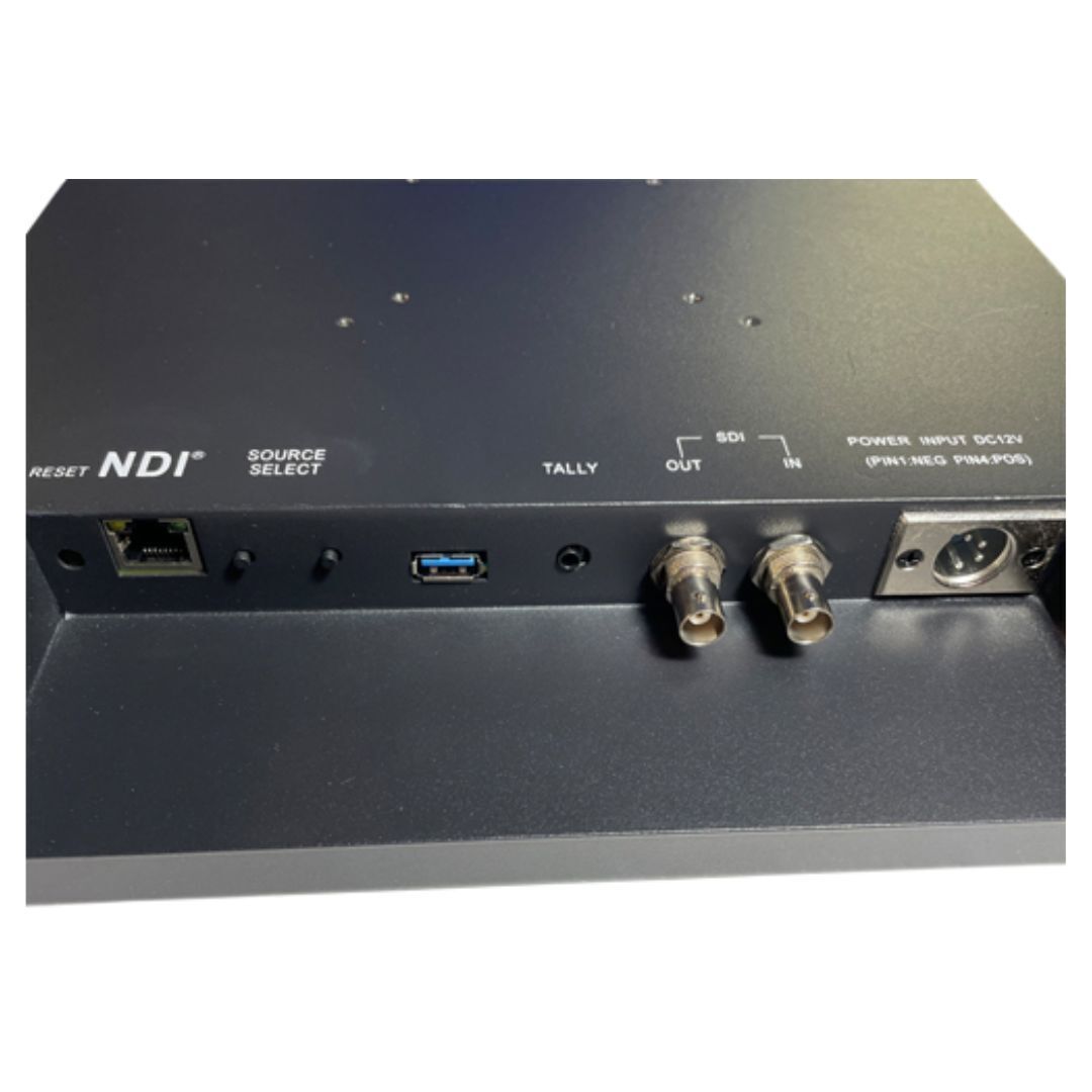 Telescript 17.3-Inch NDI Certified Talent Reference Monitor with Internal Speakers (Black)