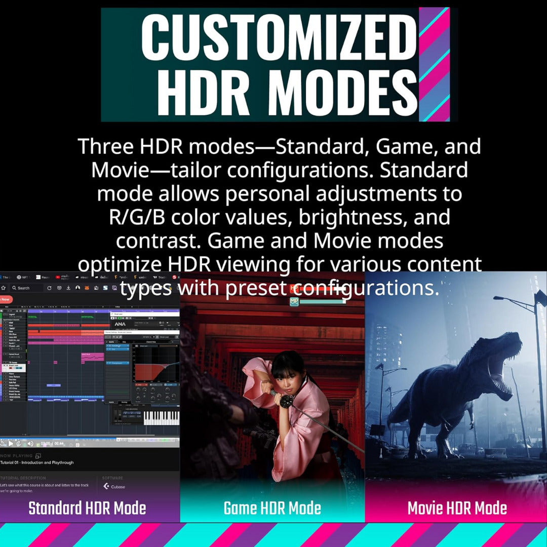 Cooler Master 34-Inch 1500R Curved ARGB UWQHD 3440x1440 Gaming Monitor with Wide Color Gamut Bundle