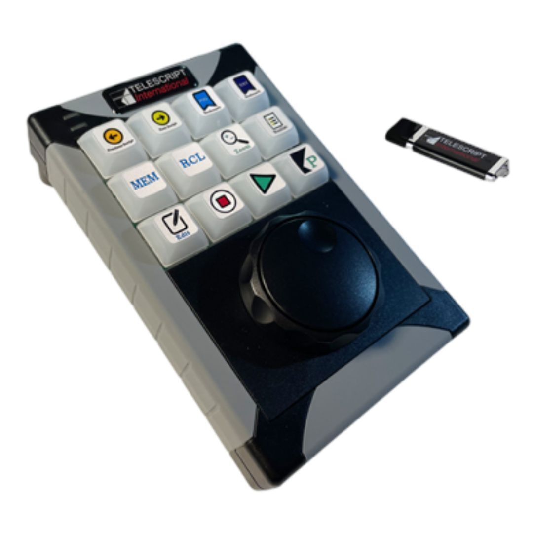 Telescript AV Software for Windows with XK12 USB Controller and USB Flash Drive for Prompting