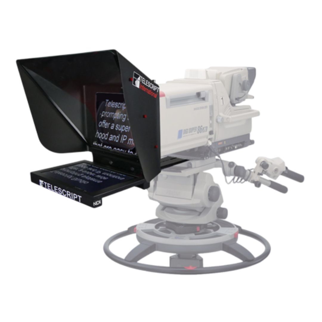 Telescript FPS-170S-NDI 17-Inch In-Studio On-Camera Flat-Panel IP Prompting System with NDI