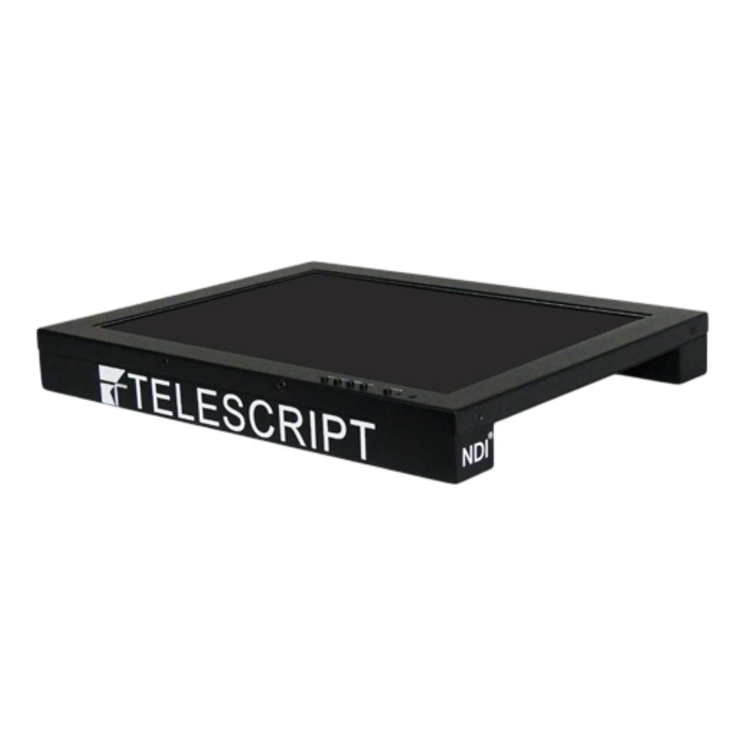 Telescript 17-Inch 1000 Nits IP Teleprompter Monitor with Source Select Buttons (Black)