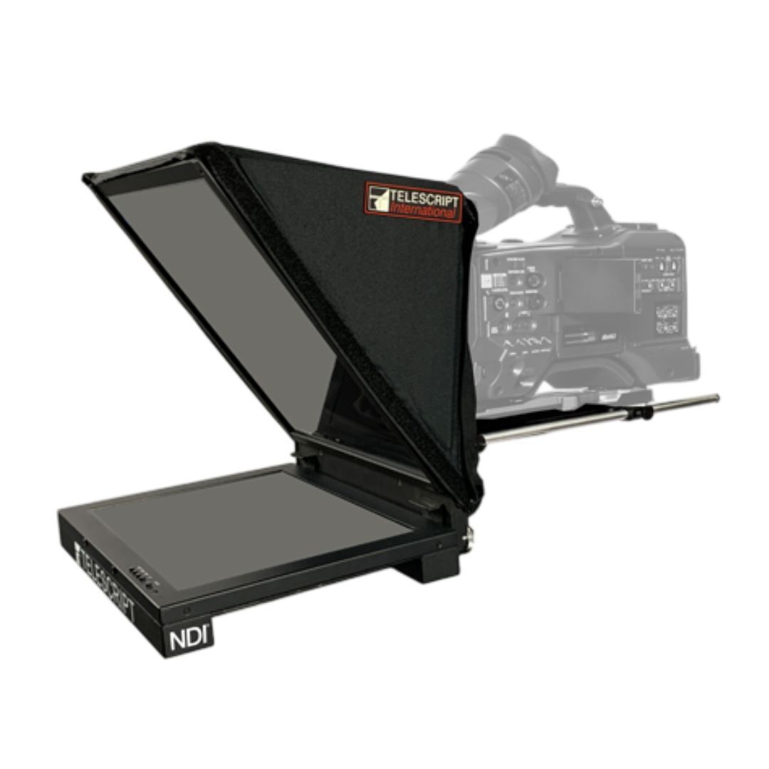 Telescript FPS-150F-NDI Fold and Go Teleprompter System with 15-Inch High-Bright Monitor and Case
