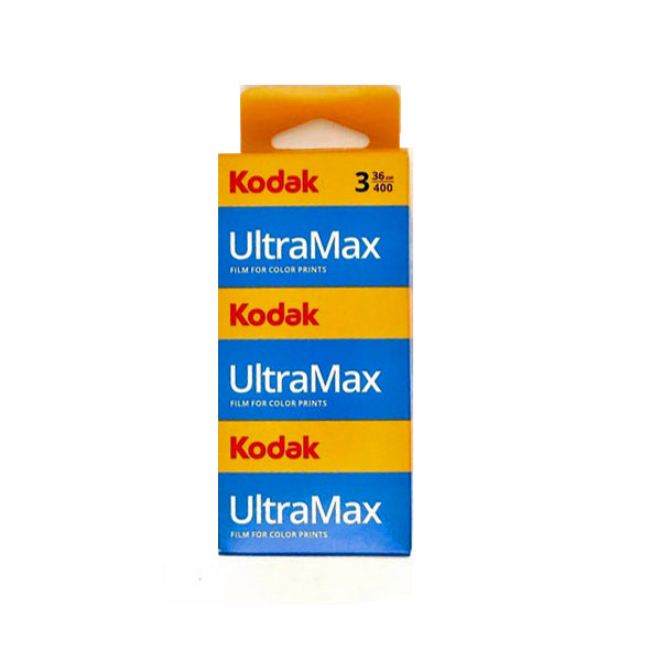 Kodak Ultra Max 400 Carded Vertical Film with 35mm Film Format and 36 Exposures (3-Pack)