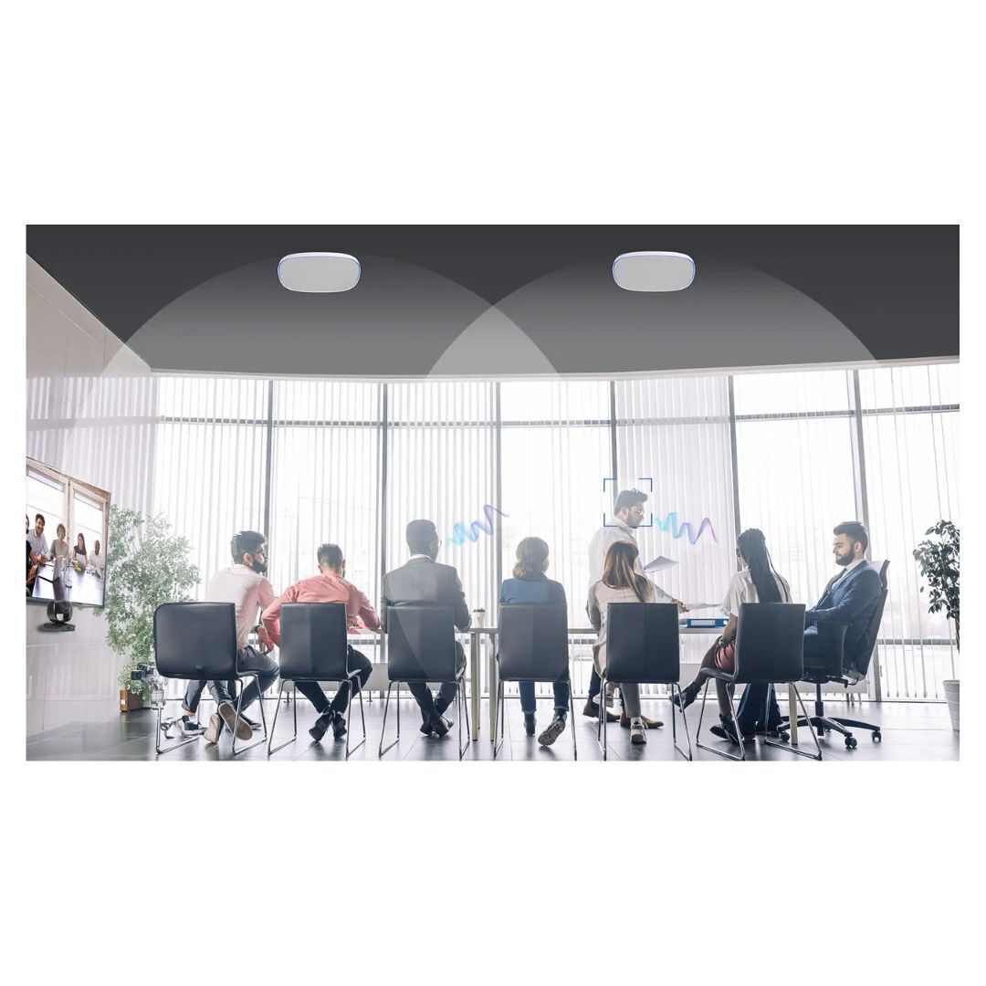 AVer FONE700 Ceiling Speakerphone System with Noise Suppression and Double-Talk Detection (White)