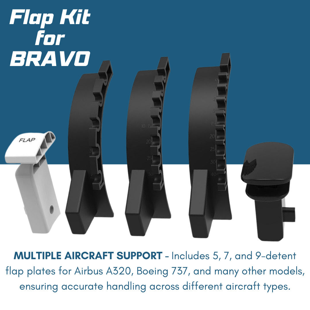 Honeycomb Aeronautical Bravo Throttle Quadrant and Honeycomb Aeronautical GA Trim Wheel Bundle