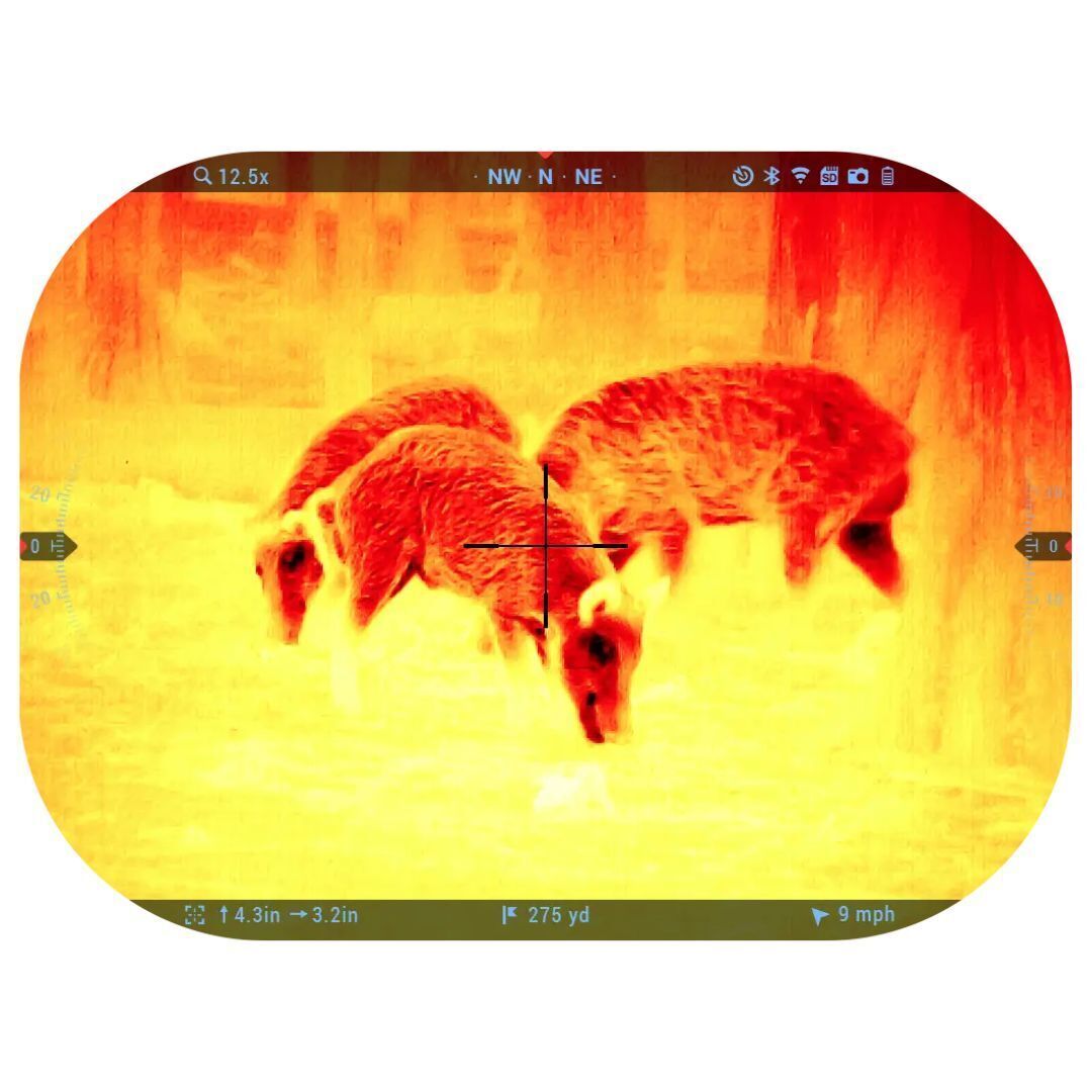 ATN ThOR 5 XD 1280x1024 3-30x 12 Micron Weather-Resistant 5th Generation Thermal Rifle Scope (Black)
