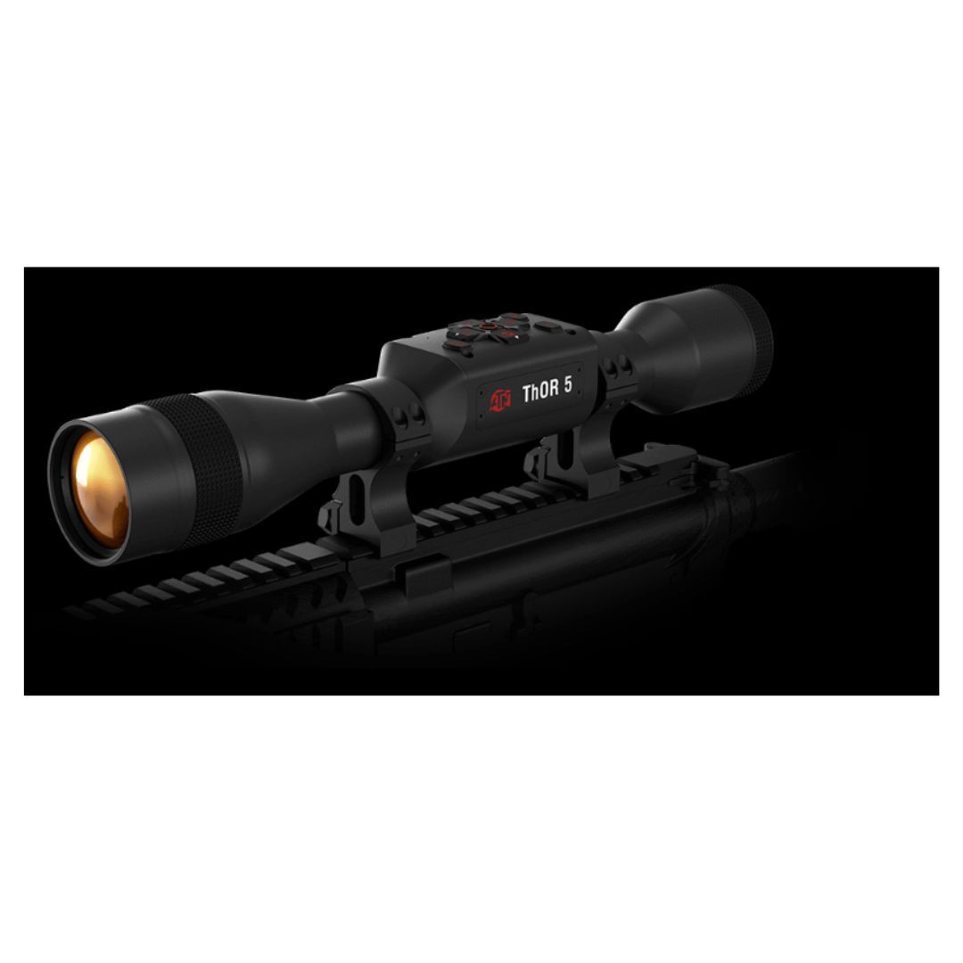 ATN ThOR 5 640x480 3-24x 12 Micron Weather-Resistant Smart HD Thermal Rifle Scope (Black)