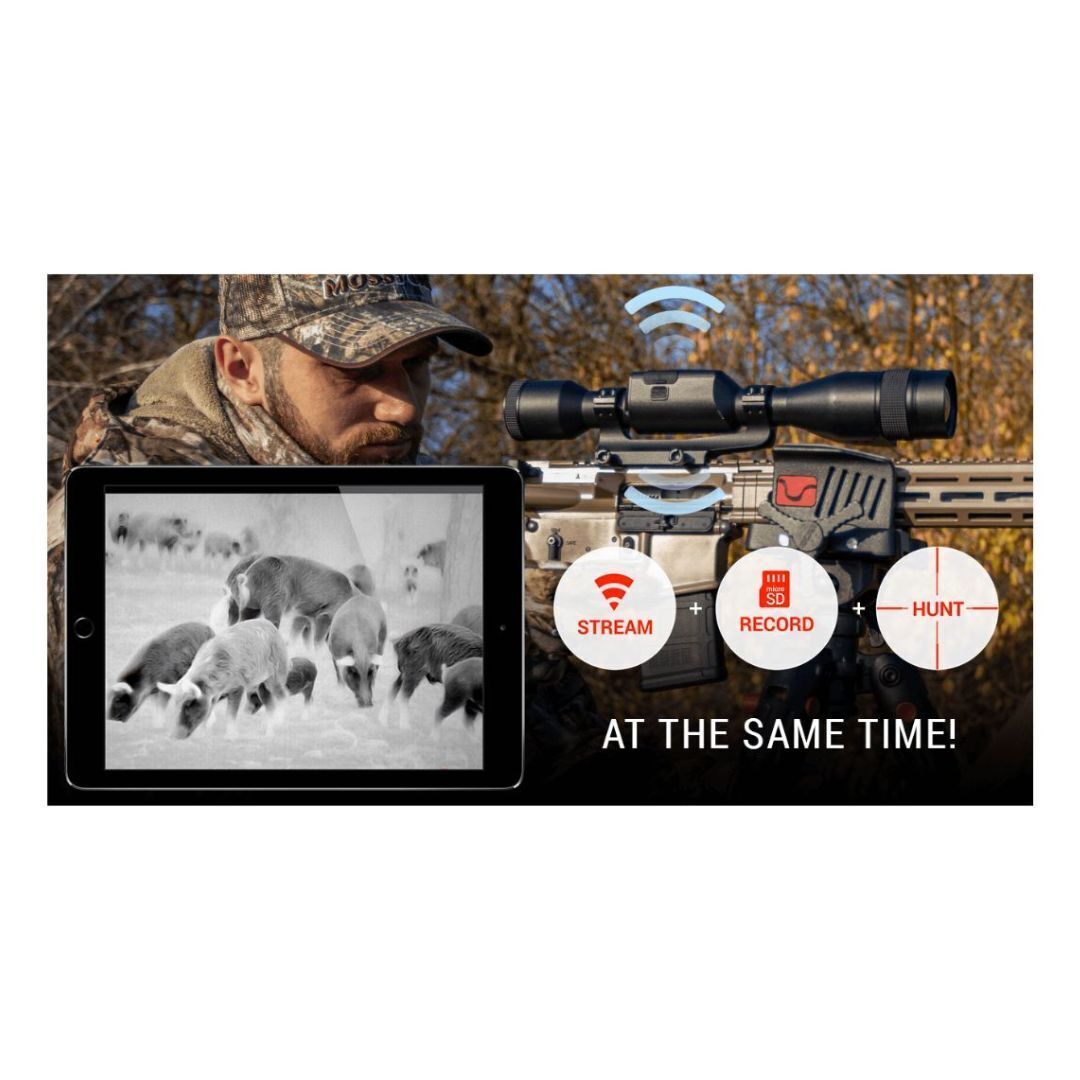 ATN ThOR 5 640x480 3-24x 12 Micron Weather-Resistant Smart HD Thermal Rifle Scope (Black)