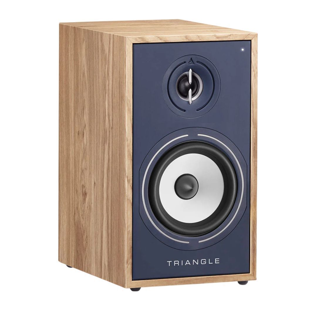 Triangle Borea BR02 BT Active Bluetooth Bookshelf Speaker Pair with Dual 50W Class D Amp (Blue)