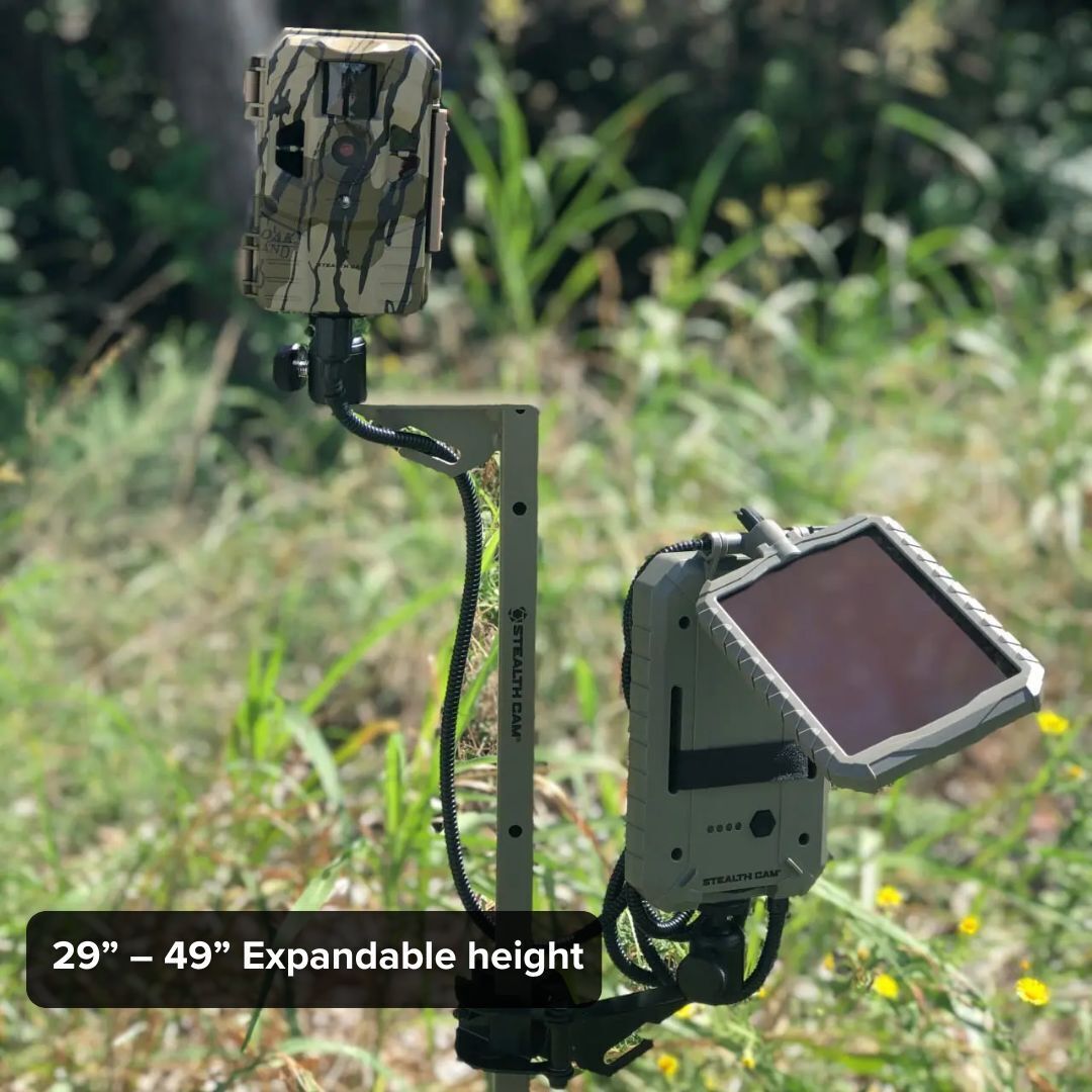 Stealth Cam Adjustable Multi-Pivot Mounting Post with 32GB Memory Card (2-Pack) Bundle