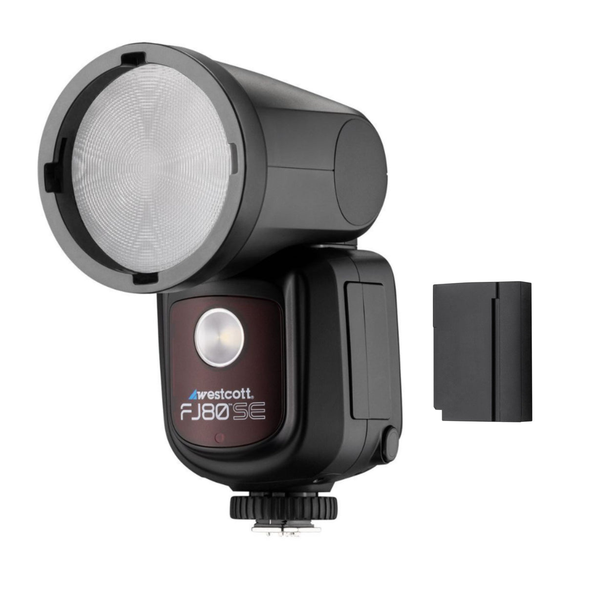 Westcott FJ80-SE M Universal 80Ws Speedlight and Westcott 7.4V 2500mAh Lithium-Ion Battery Bundle