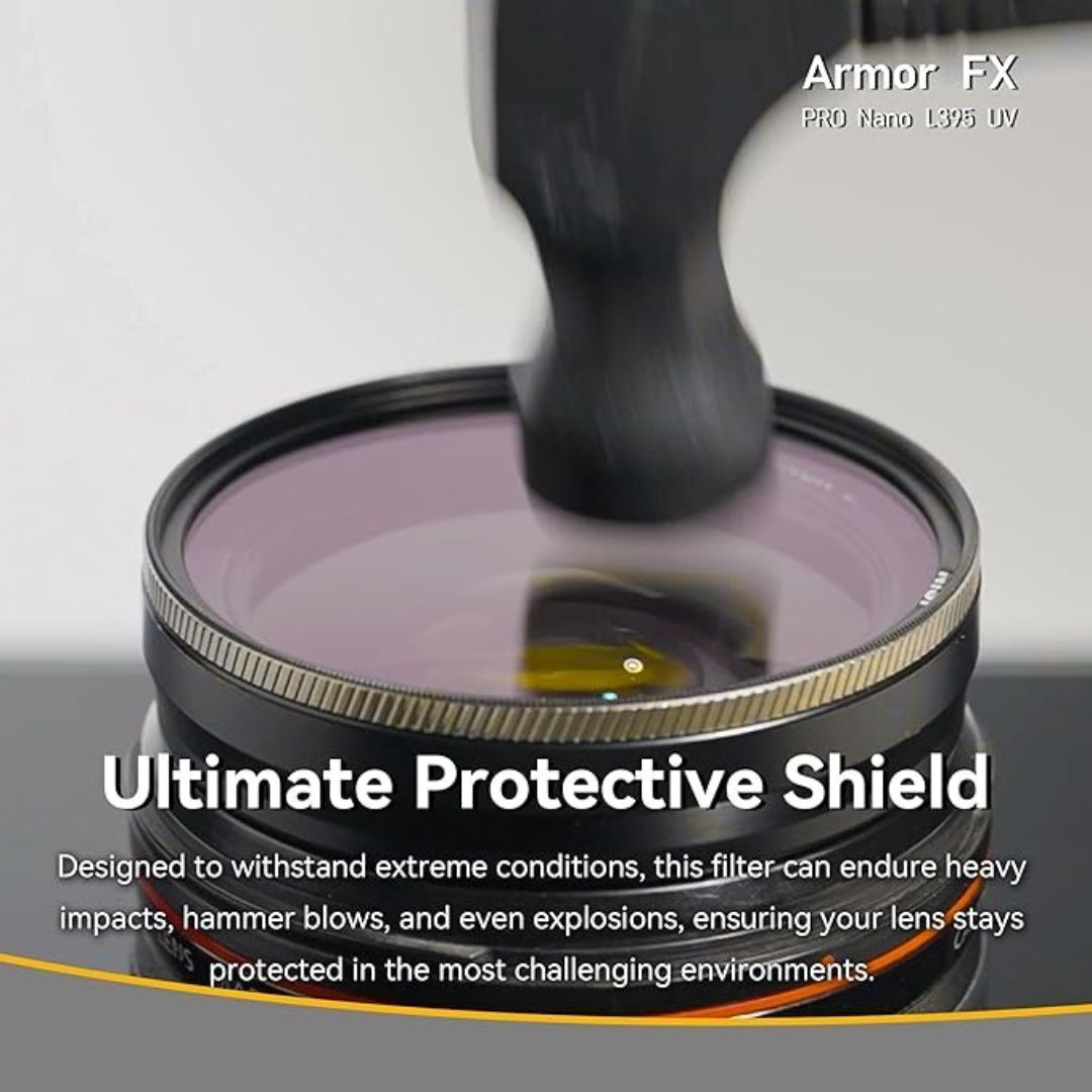 NiSi Armor FX Pro Nano L395 UV Protection Filter with Explosion-Proof Design and Nano Coating (86mm)