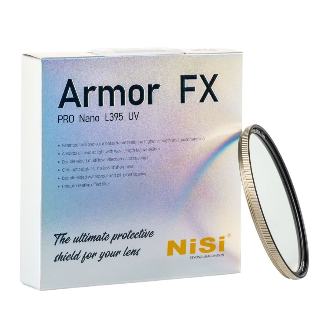 NiSi Armor FX Pro Nano L395 UV Protection Filter with Explosion-Proof Design and Nano Coating (86mm)