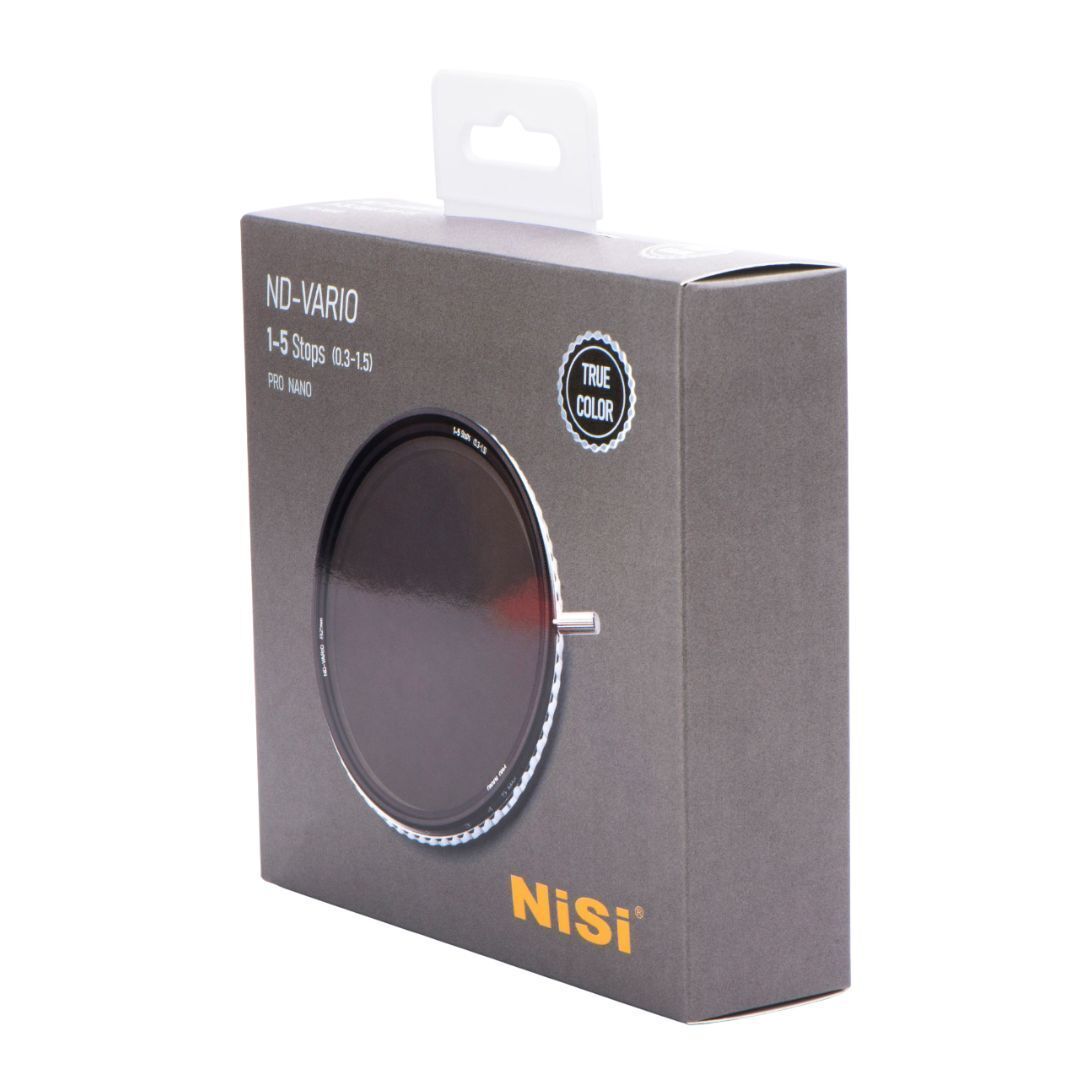 NiSi True Color ND-Vario Pro Nano 1-5 Stops Variable ND Filter with Water-Resistant Body (86mm)