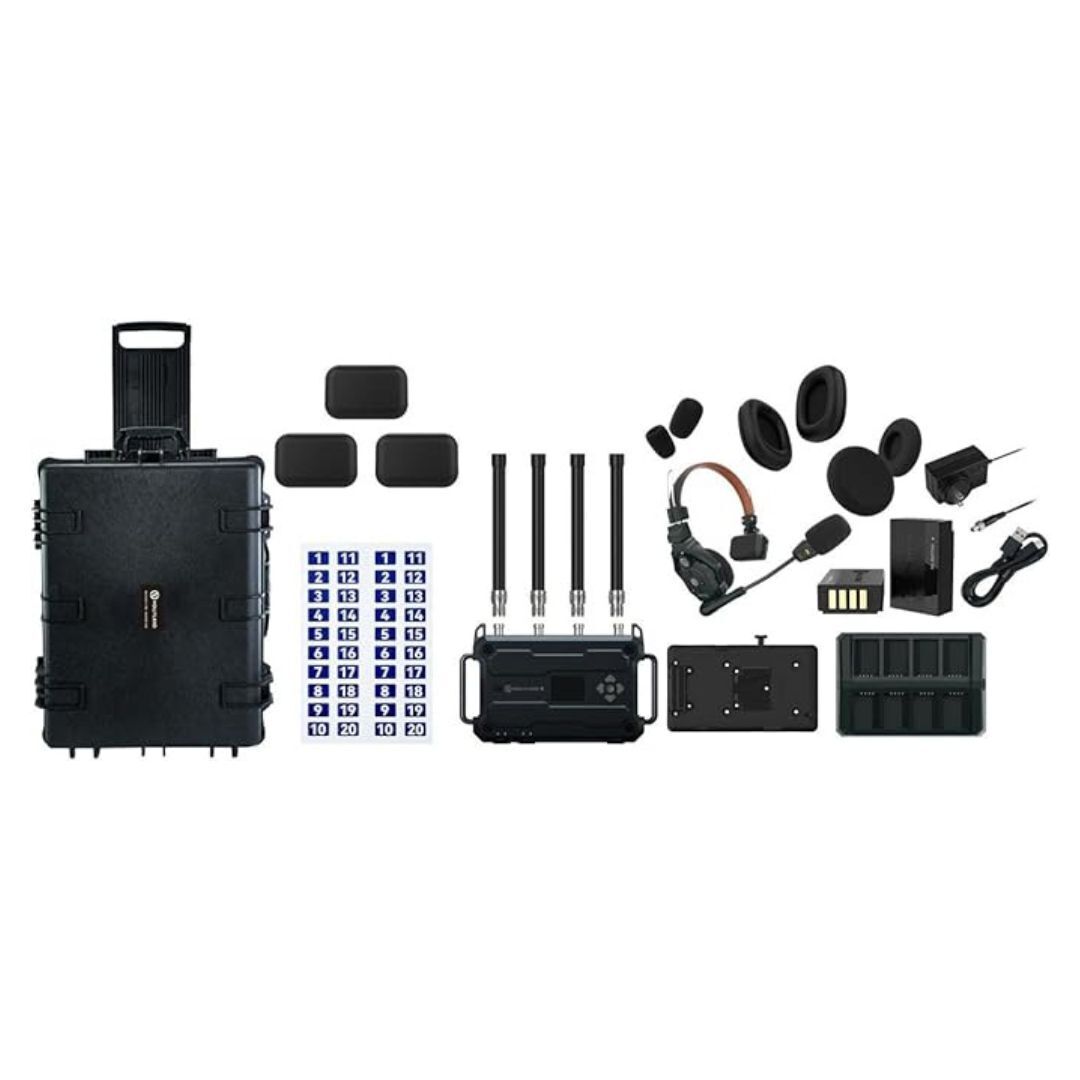 Hollyland Solidcom C1 Pro 1.9 GHz Full-Duplex Roaming Hub 10S with V-Mount Battery Plate (Black)