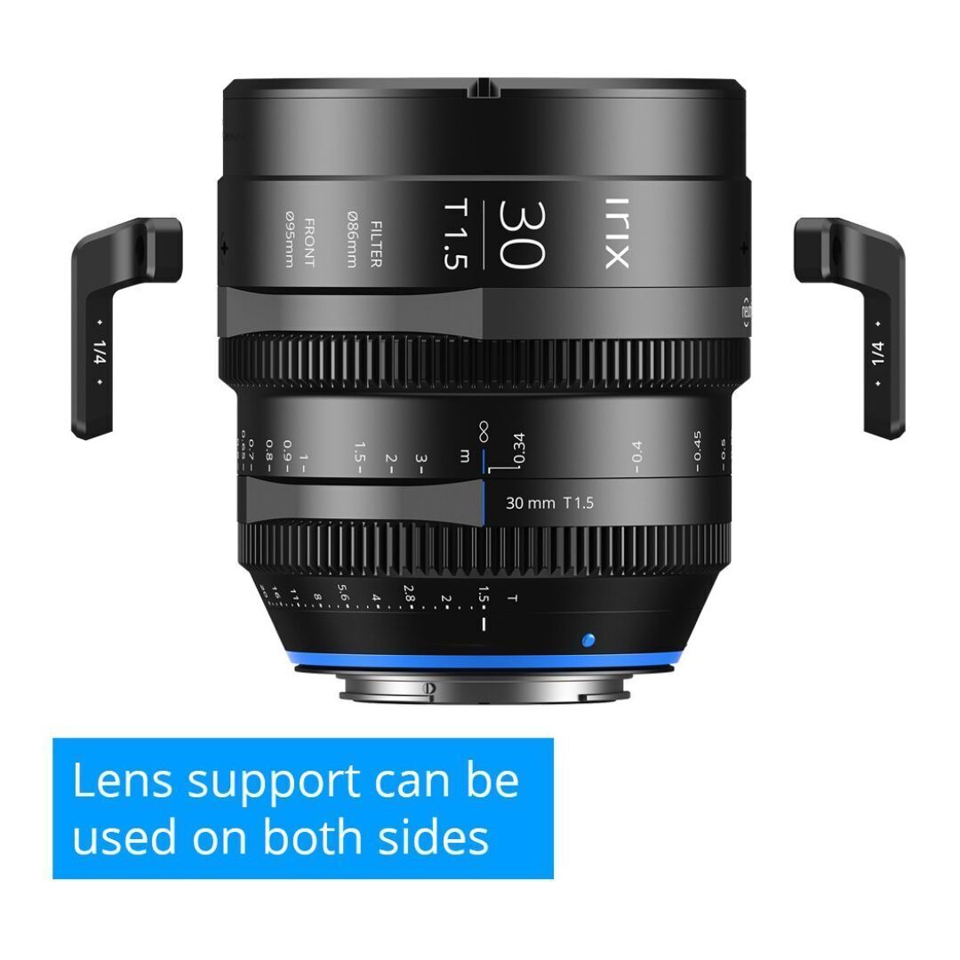 Irix Cine 30mm T1.5 Lens with Durable Design, 86mm Thread, and 11-Blade Iris (Canon EF, Feet, Black)