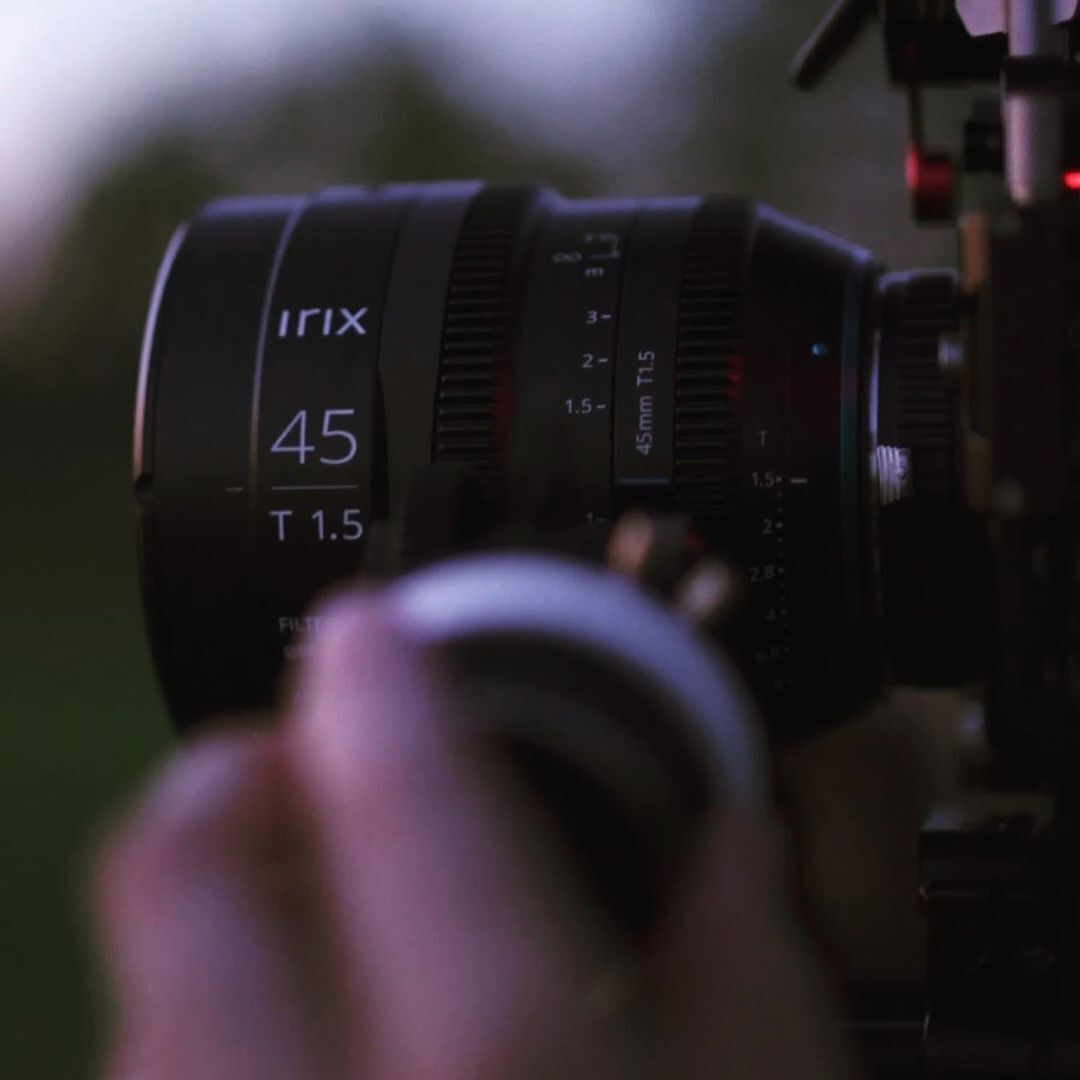Irix Cine 45mm T1.5 Lens with Durable Design, 86mm Thread, and 9-Blade Iris (Sony E, Feet, Black)