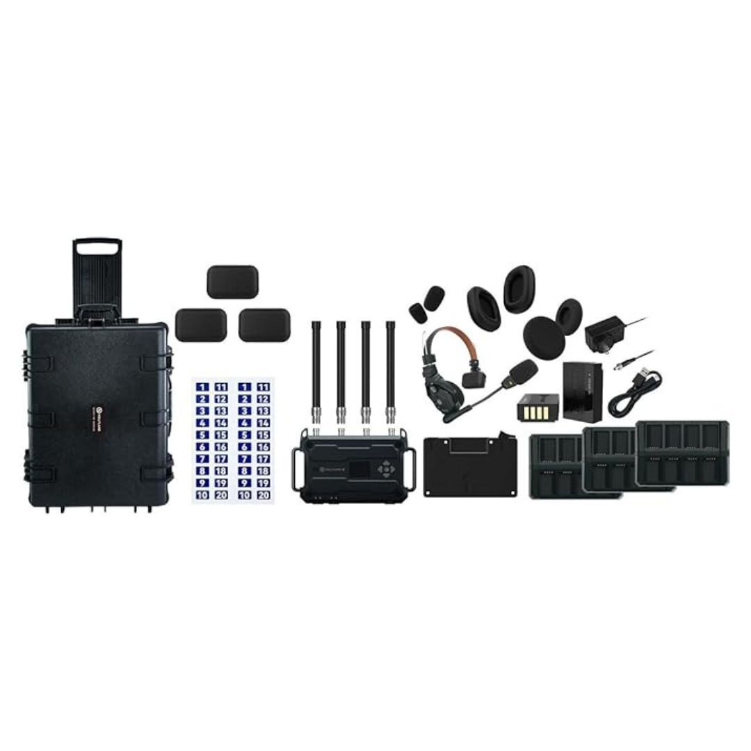 Hollyland Solidcom C1 Pro 1.9 GHz Full-Duplex Roaming Hub 20S with G-Mount Battery Plate (Black)