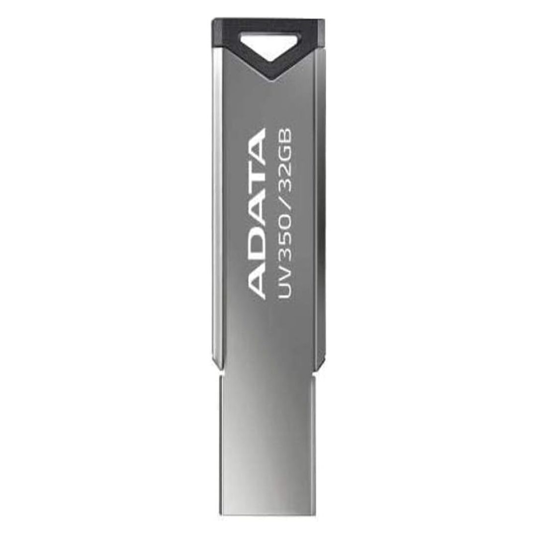Adata UV350 32GB USB 3.2 Gen 1 Capless Metal Flash Drive (50-Pack) with USB-C Adapter