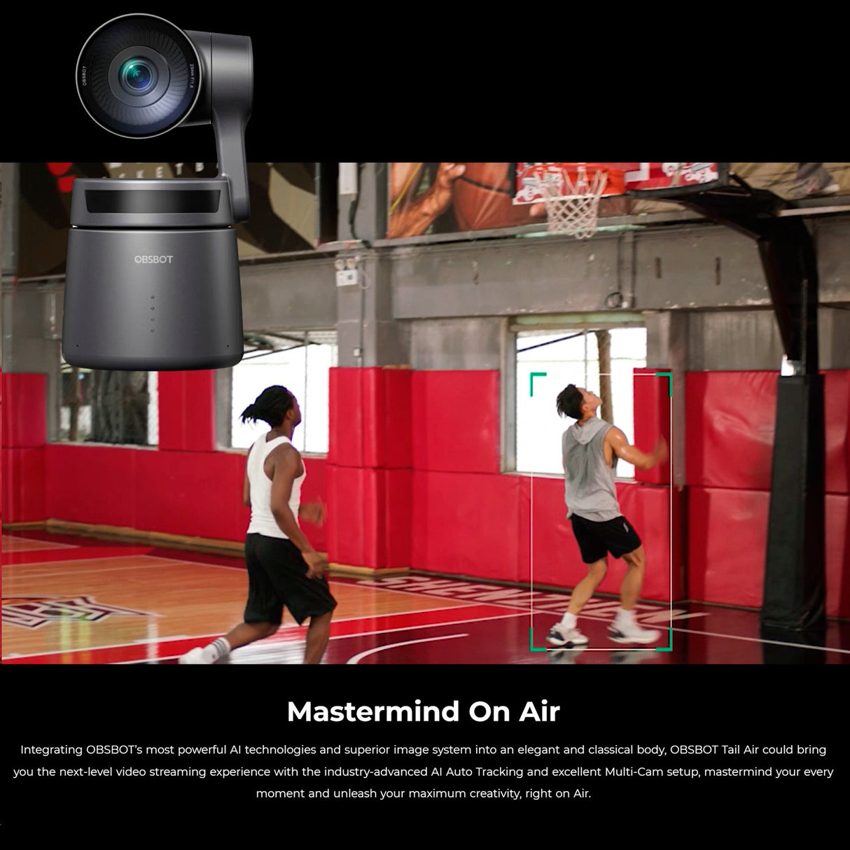 OBSBOT Talent Multi-Cam All-In-One Live Streaming Studio (Black) with Streaming Camera Bundle