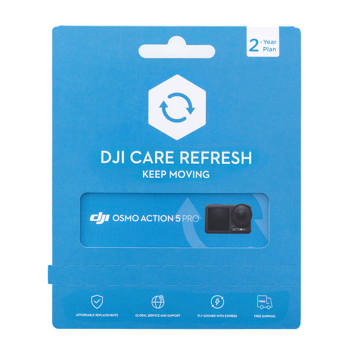 DJI Care Refresh 2-Year Plan for DJI Osmo Action 5 Pro (Physical Card)