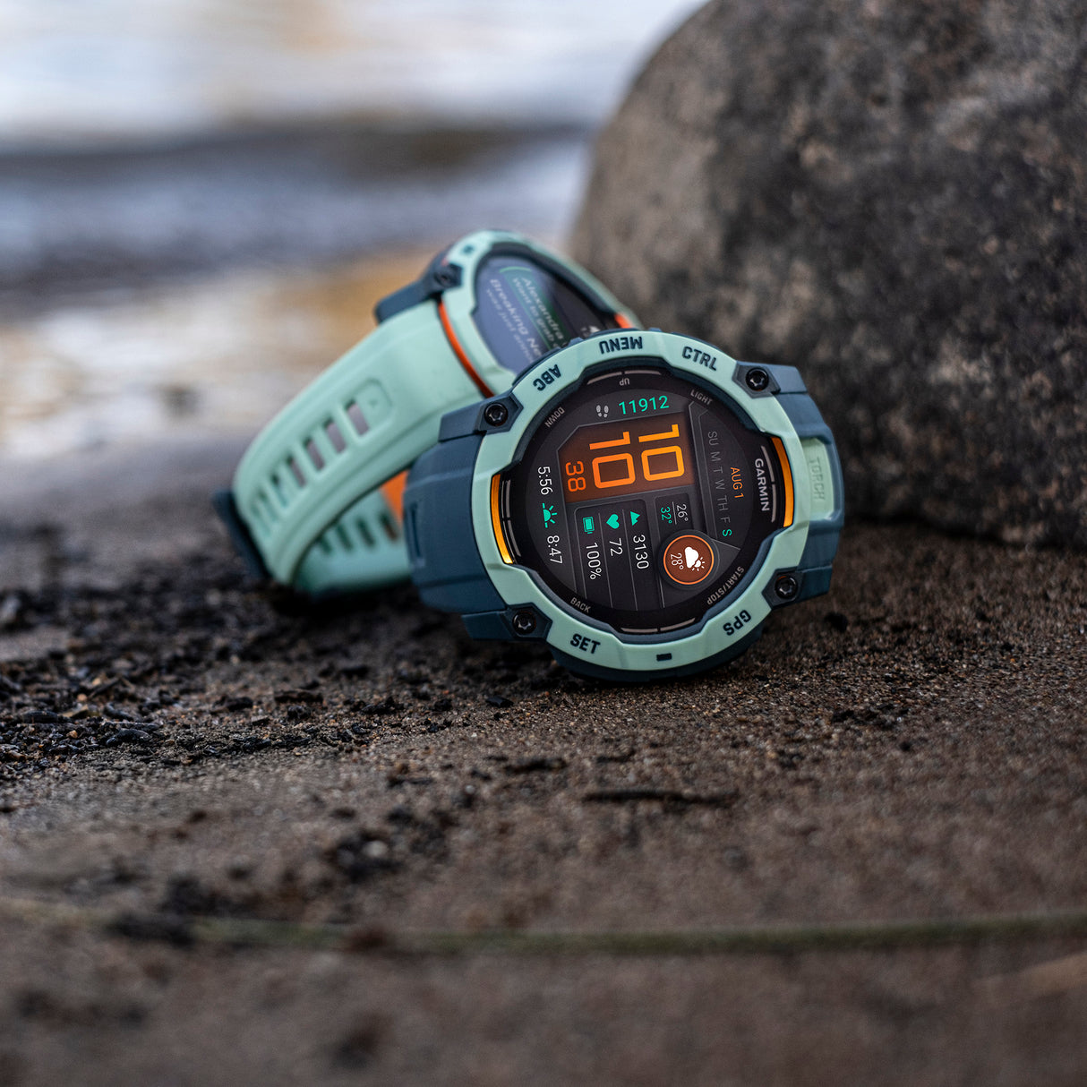 Garmin Instinct 3 45mm AMOLED GPS Smartwatch (Neo Tropic)