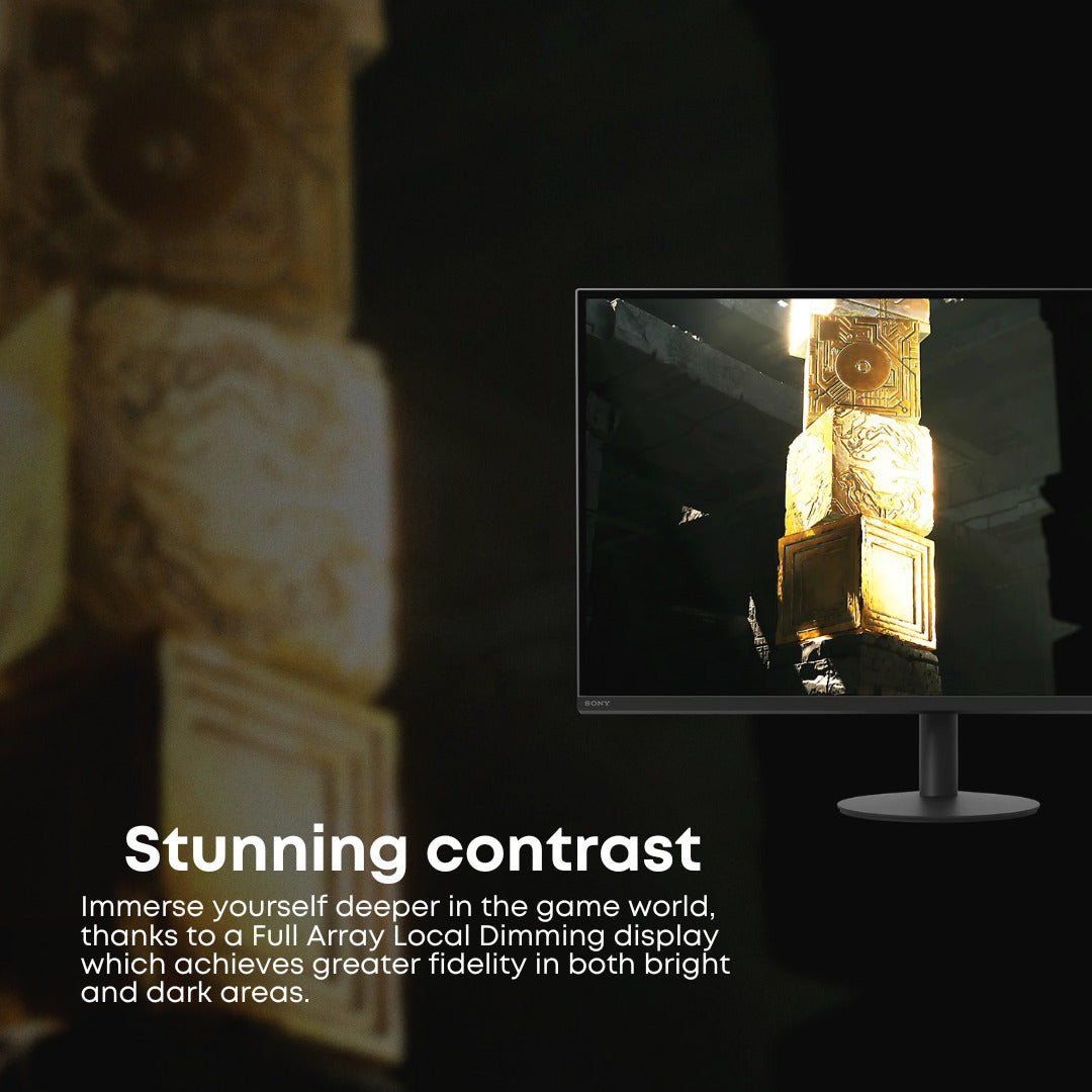 Sony 27 INZONE M9 II 4K UHD 160Hz Full Array LED Gaming Monitor with Mouse Pad, and Keyboard Bundle