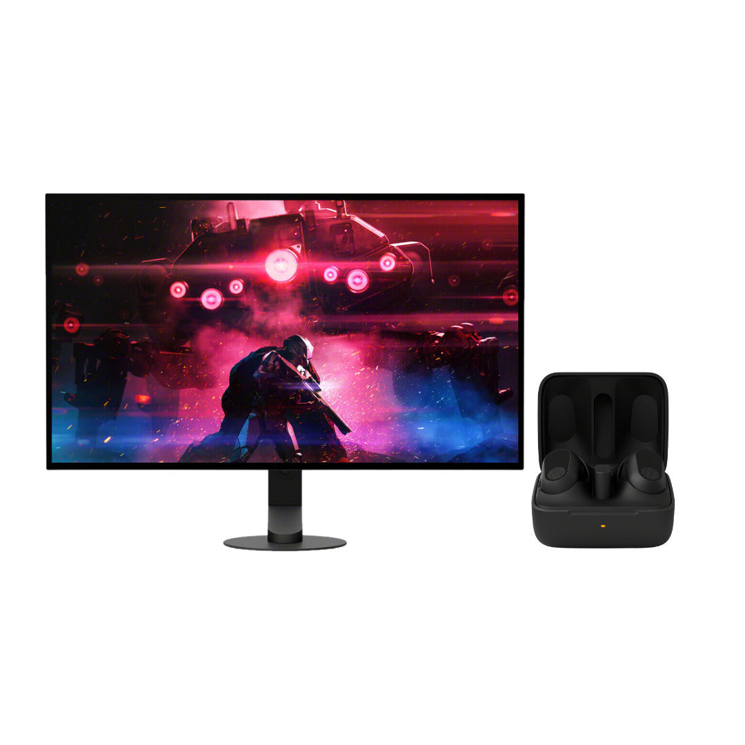 Sony INZONE M10S OLED QHD 1440p 27-Inch Gaming Monitor and Sony Gaming Earbuds Bundle