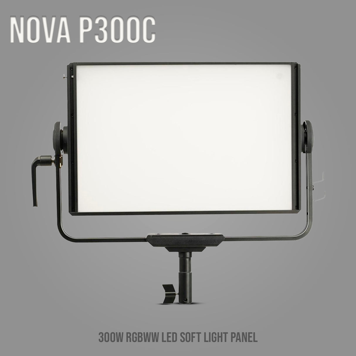 Aputure Nova P300C 300W RGBWW LED Soft Light Panel with Barndoors for Nova P300C LED Panel Bundle