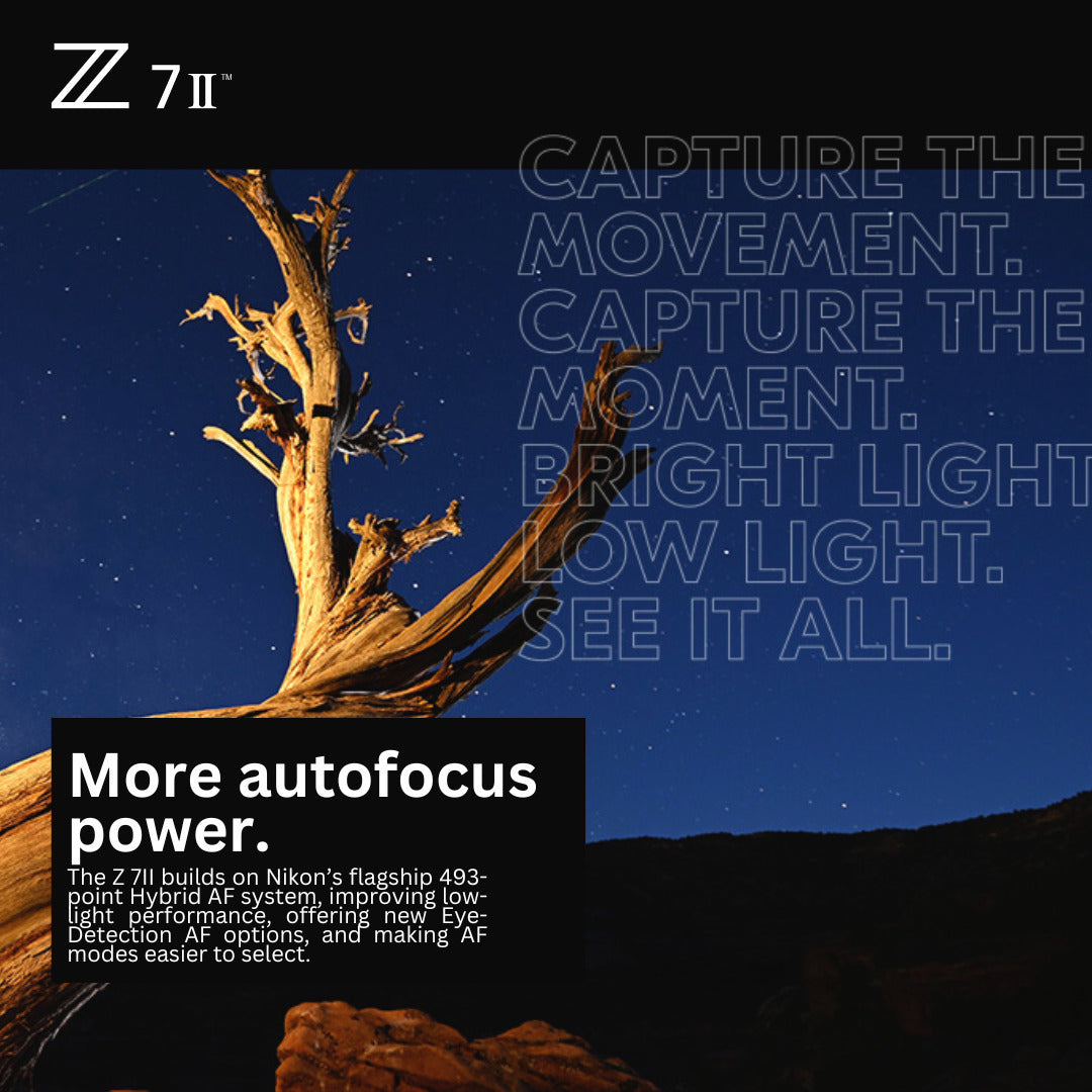 Nikon Z7 II Mirrorless Camera with 24-70mm f4 Lens, Camera Bag and 128GB Memory Card Bundle