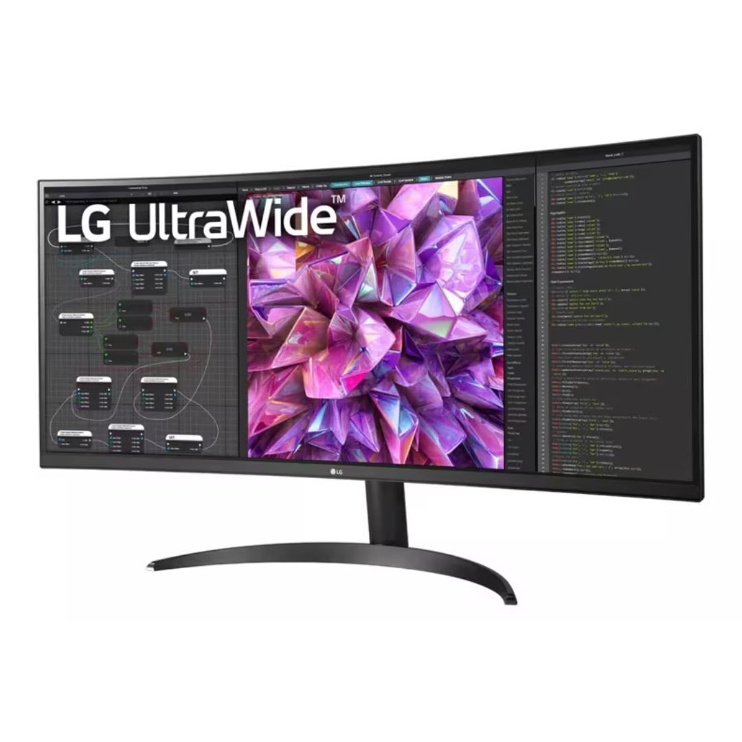 LG 34WQ60C-B 34-Inch Curved UltraWide QHD IPS HDR 10 Monitor with Dynamic Action Sync (Black)