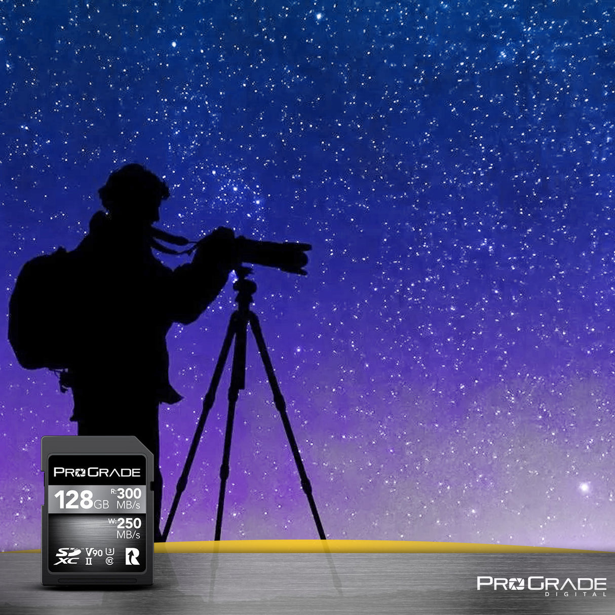 ProGrade Digital SDXC 128GB UHS-II V90 Memory Card with 300 MBPS Read for Mirrorless Cameras Bundle