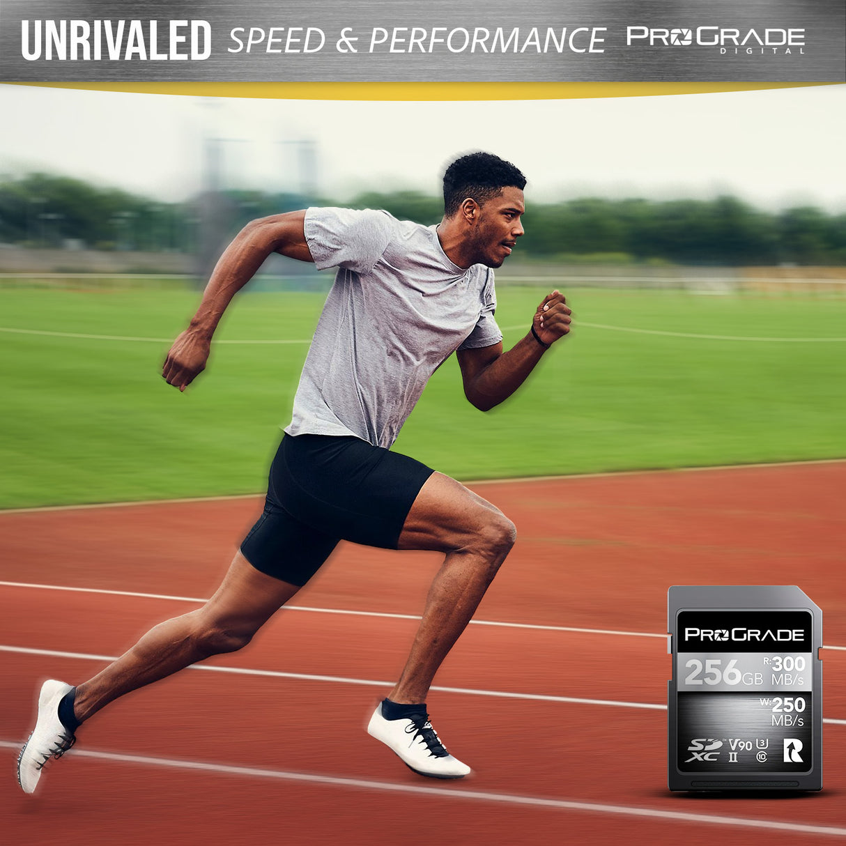 ProGrade Digital SDXC UHS-II V90 300R 256GB Capacity, 300MB/s Read and 250MB/s Write Memory Card