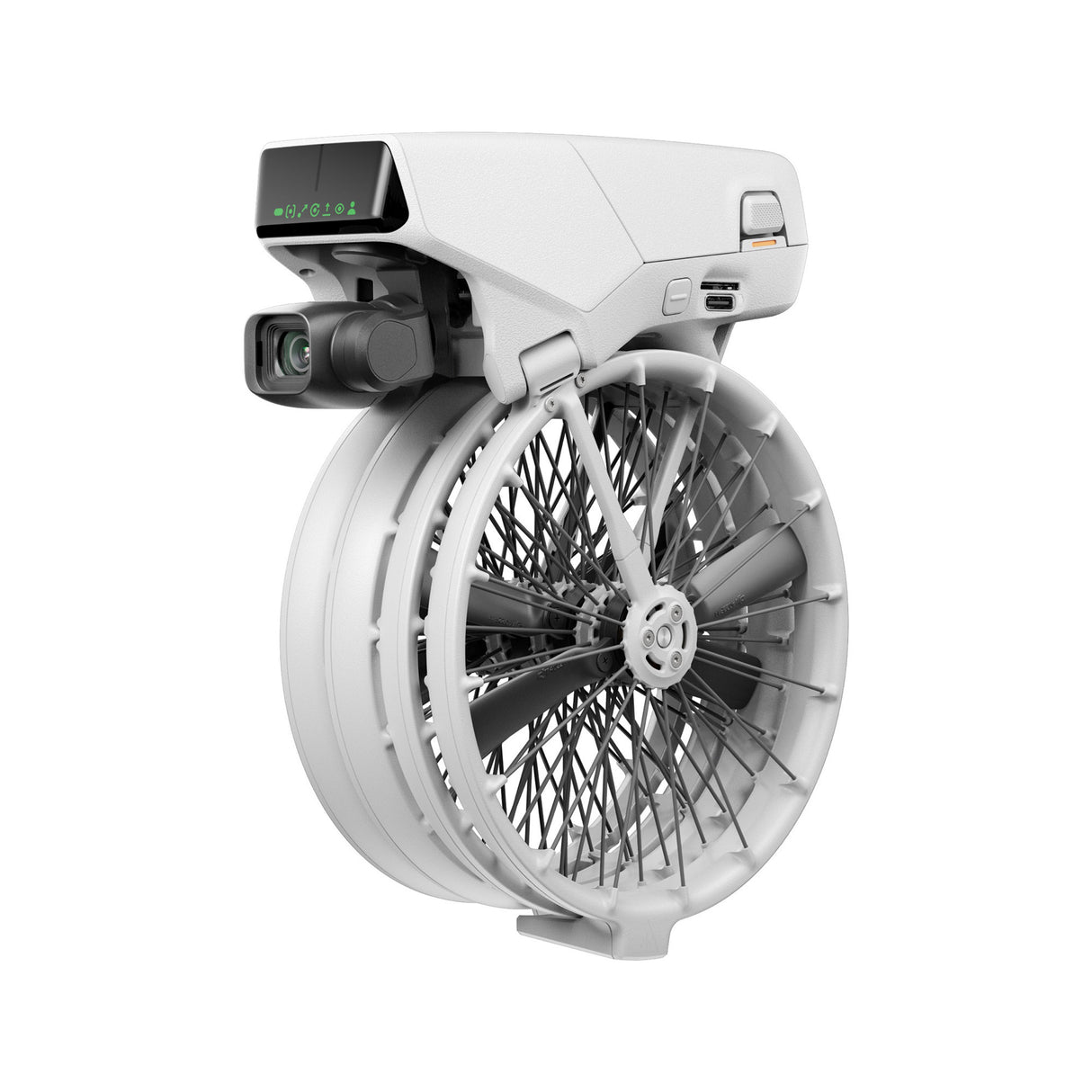 DJI Flip Fly More Combo Camera Drone with DJI RC 2, Extra Batteries, Charging Hub, and Bag (White)