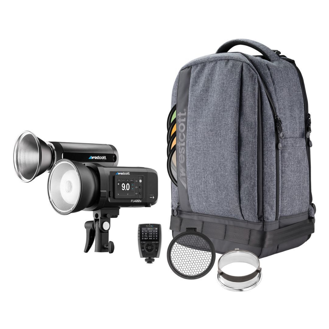 Westcott FJ Wireless 2-Light Portable Portrait Flash Kit with FJ-X3 M Multi-Brand Wireless Trigger
