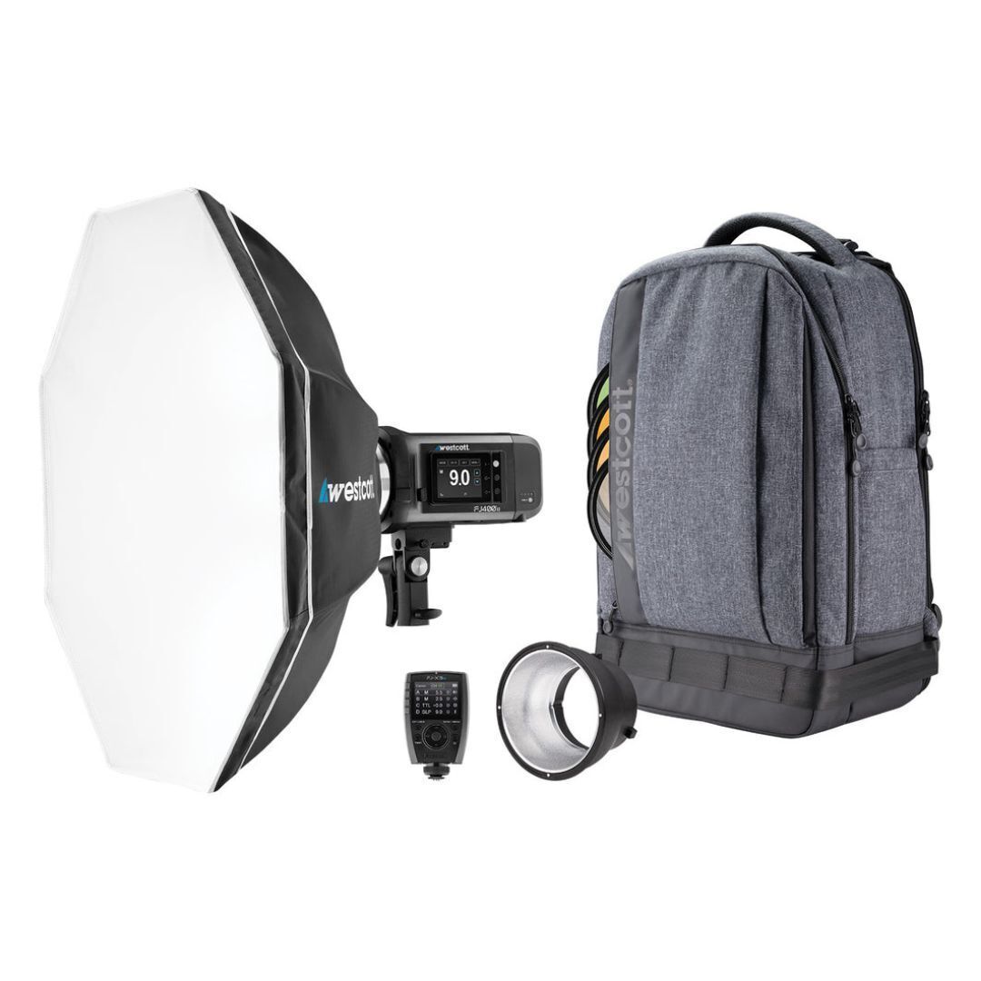 Westcott FJ400 II Strobe 1-Light Backpack Kit with FJ-X3 S Wireless Trigger for Sony Cameras