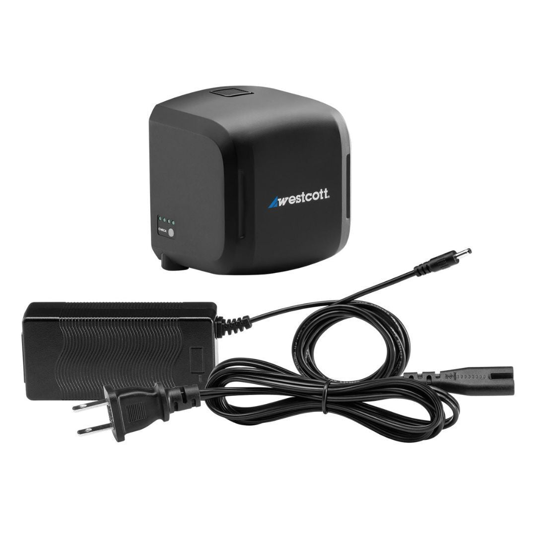 Westcott FJ ProMax AC and DC Battery and Power Adapter for FJ400 II and FJ800 Strobes (Black)