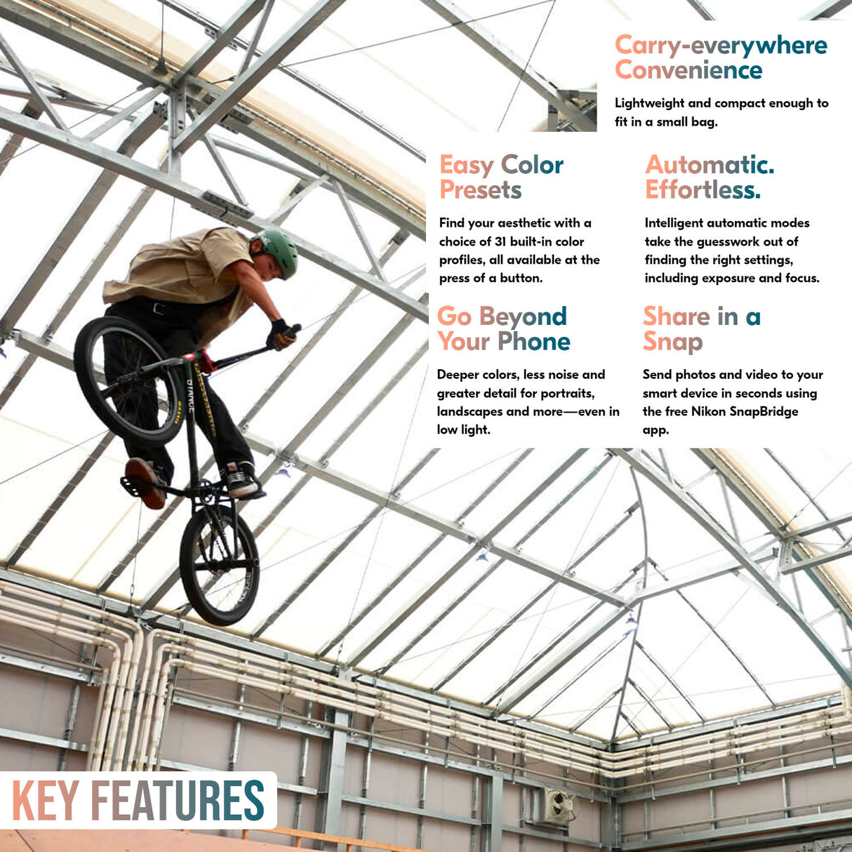 Nikon Z50 II 20.9 MP DX-Format Lightweight and Compact Mirrorless Camera with 16-50mm Lens Bundle