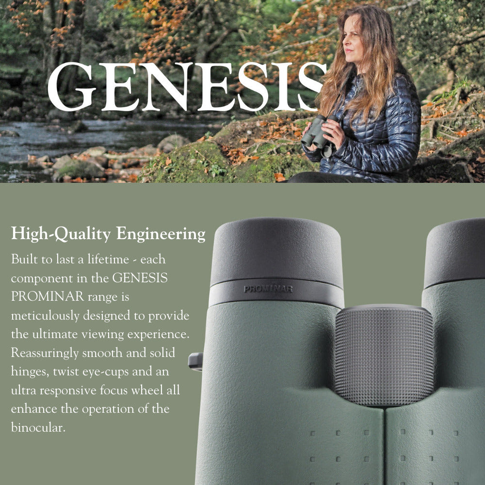 Kowa 10.5x44 Genesis Prominar XD Lens Roof Prism Binocular with Aluminum Tripod Bundle