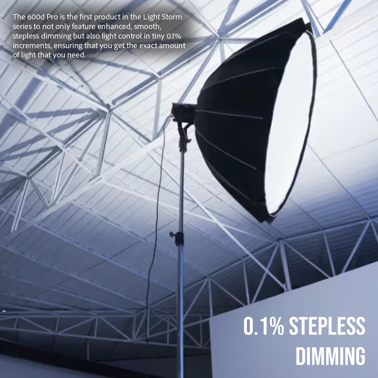 Aputure LS600D PRO Daylight LED Light (V-Mount), Light Dome 150, F10 Fresnel, and Softboxes Bundle