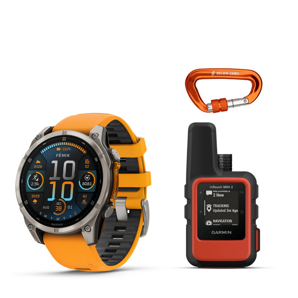Garmin Fenix 8 Sapphire 51mm GPS Smartwatch with AMOLED Display and Satellite Communicator Bundle