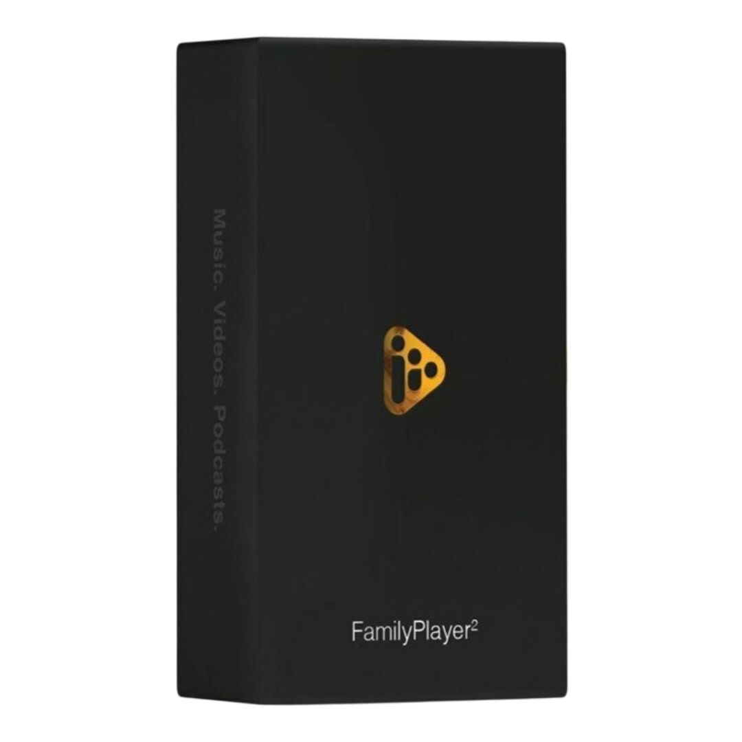 24Six Family Player2 Super-Thin 64GB Kosher Media Player with 6.5-Inch HD Screen (Black and Orange)