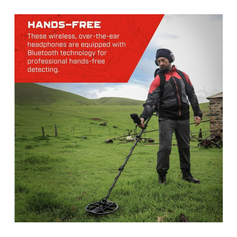 Minelab ML105 Wireless Analog Headphone for MANTICORE, EQUINOX 700, 900, and X-TERRA PRO (Black)