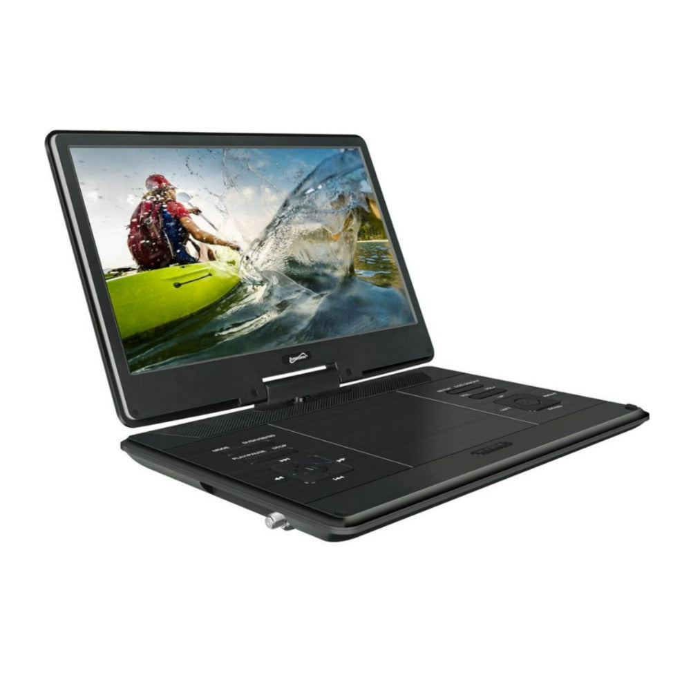 Supersonic SC-2514 14-Inch Widescreen LED DVD Player with 270-Degree Swivel Design (Black)