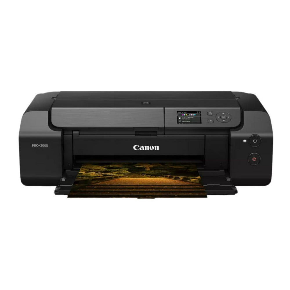 Canon PIXMA PRO-200 S Professional Wireless Inkjet Photo Printer with 8-Color Ink System (Black)